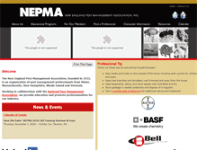 Tablet Screenshot of nepma.org